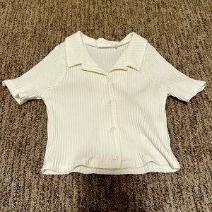 Girls whit cropped top size 8